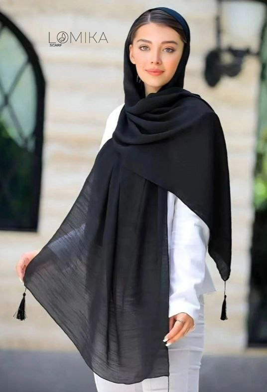 شال ساده رنگبندی بهار و تابستان