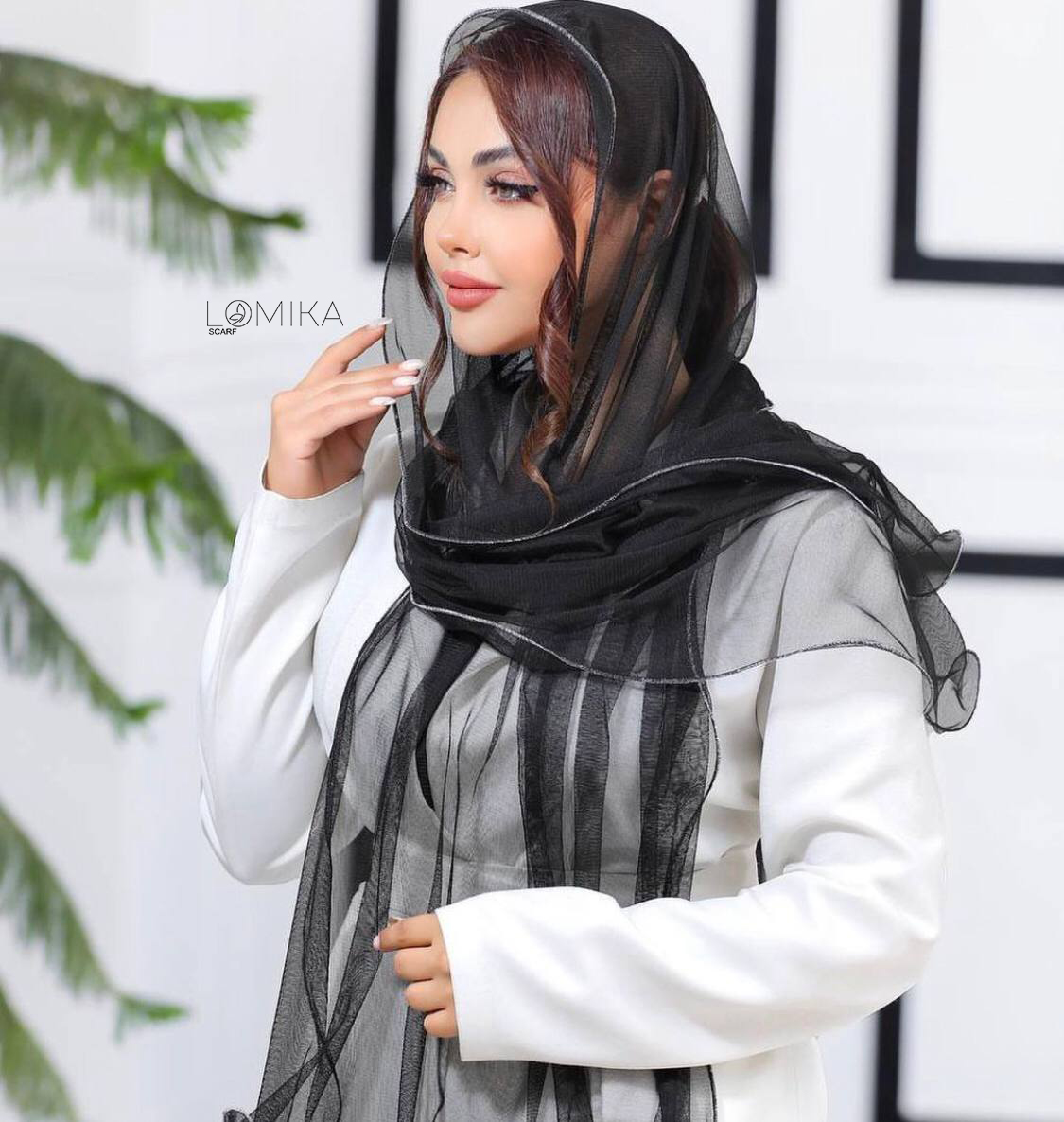 شال توری نوار لمه سری انتخابی کد sm17 (عمده)