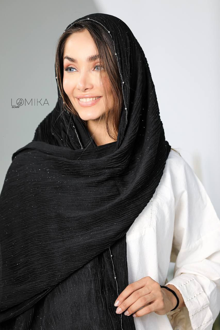 شال پلیسه زنجیری سری انتخابی کد sp32 (عمده)