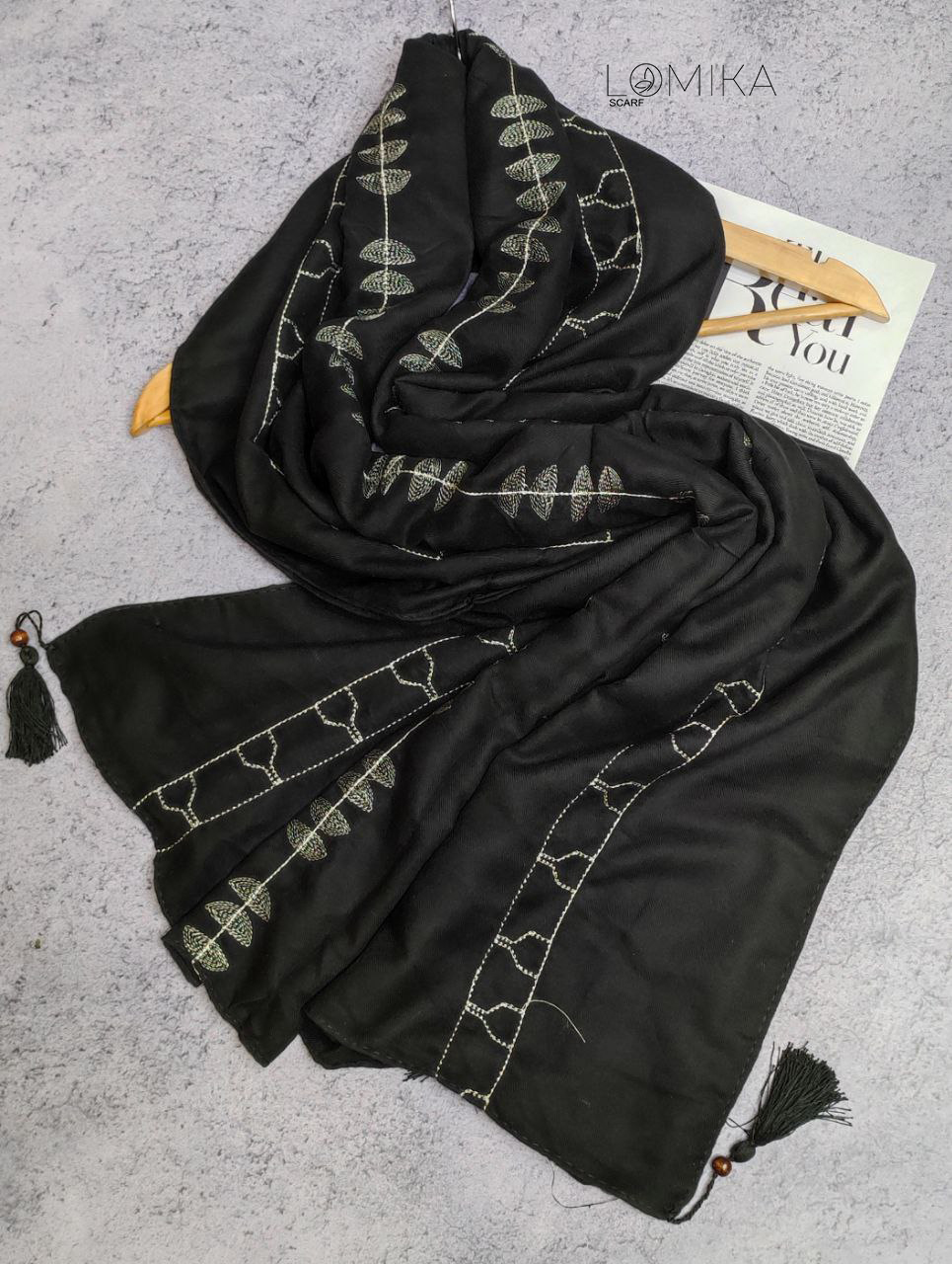 شال موهرگلدوزی سری انتخابی کد sz12 (عمده)
