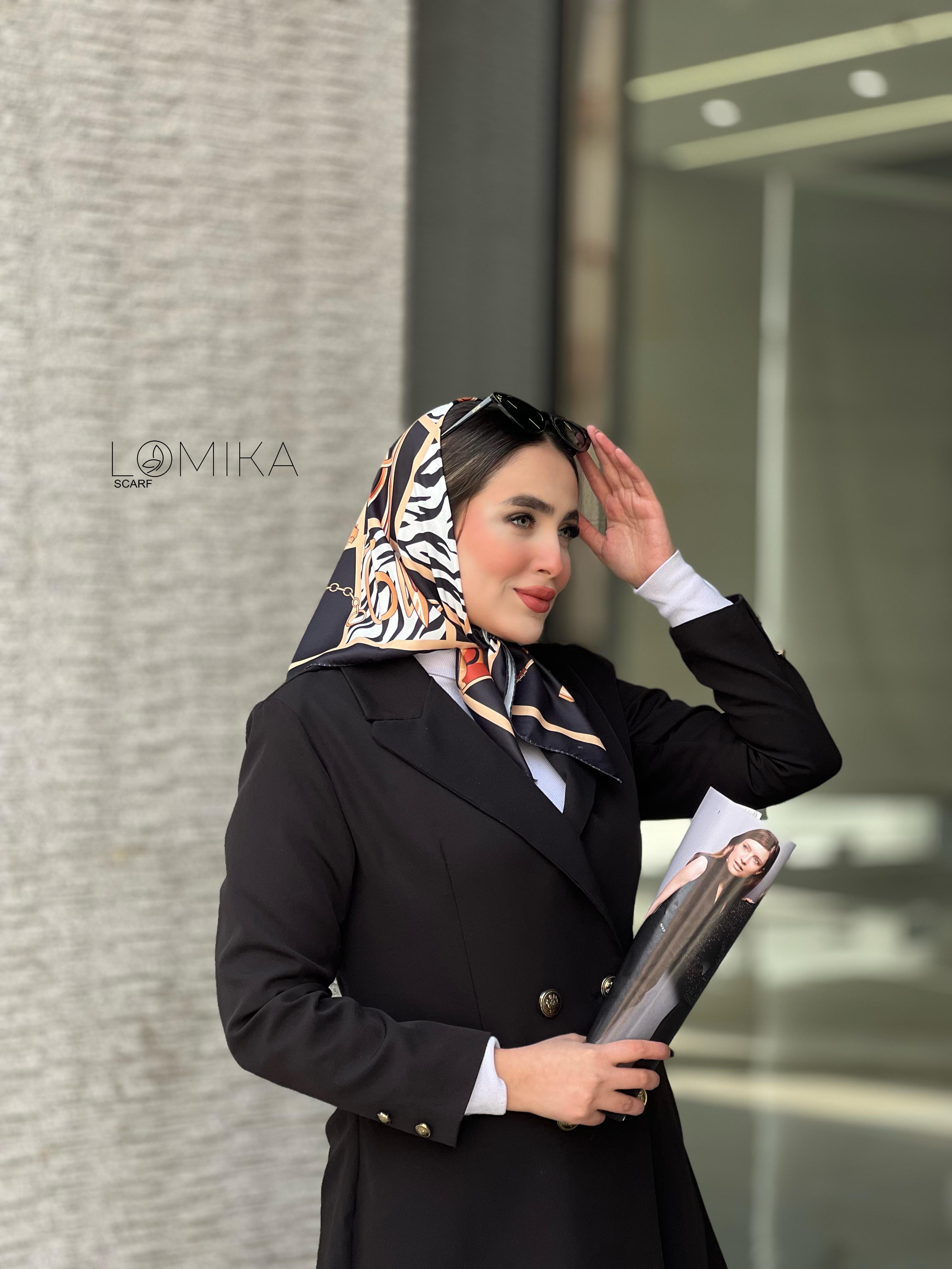 مینی اسکارف ابریشم توییل بسته6طرحی کد mt24 (عمده)