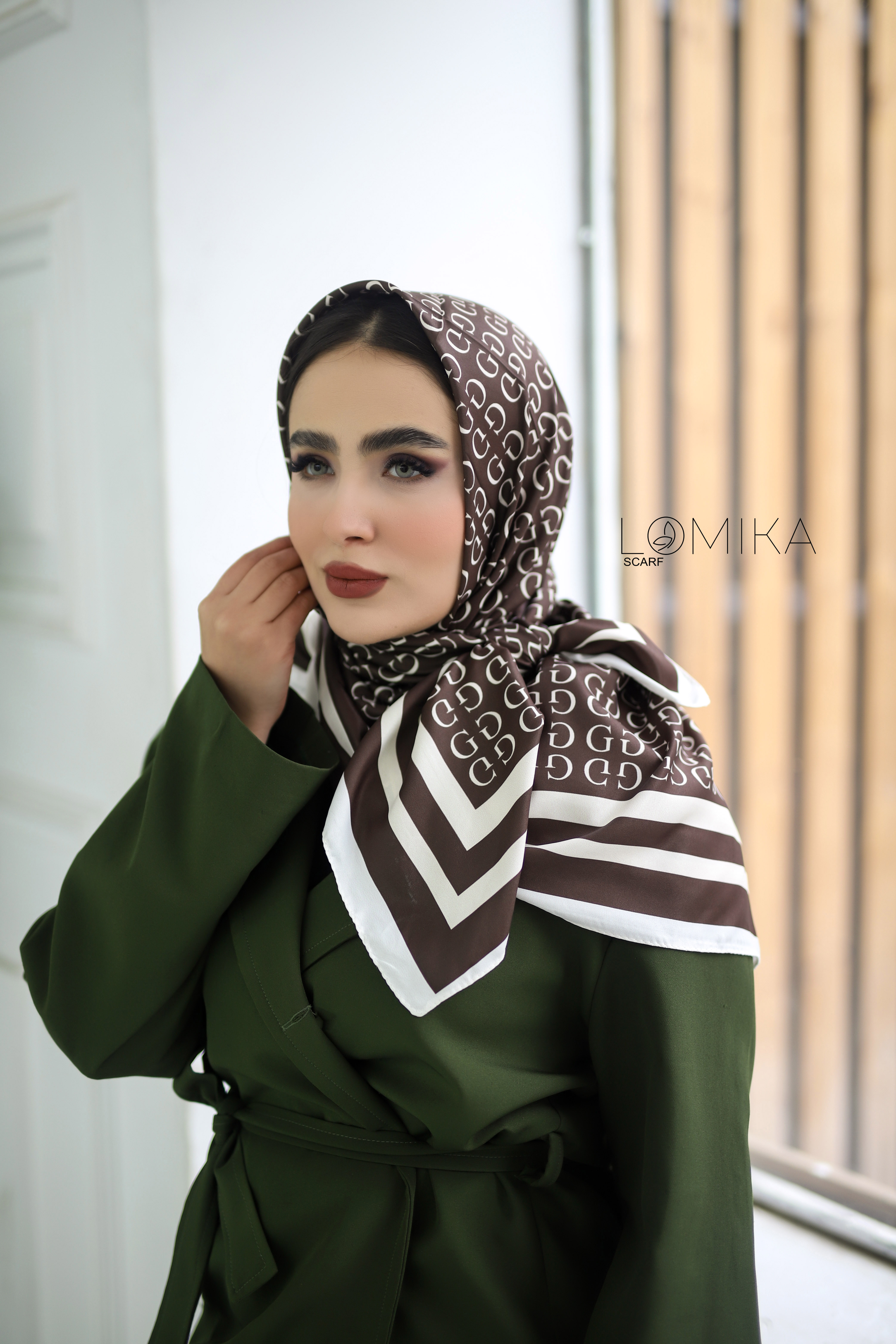 روسری ابریشم توییل پک موکا رنگ سال بسته6طرحی کد r80 (عمده)
