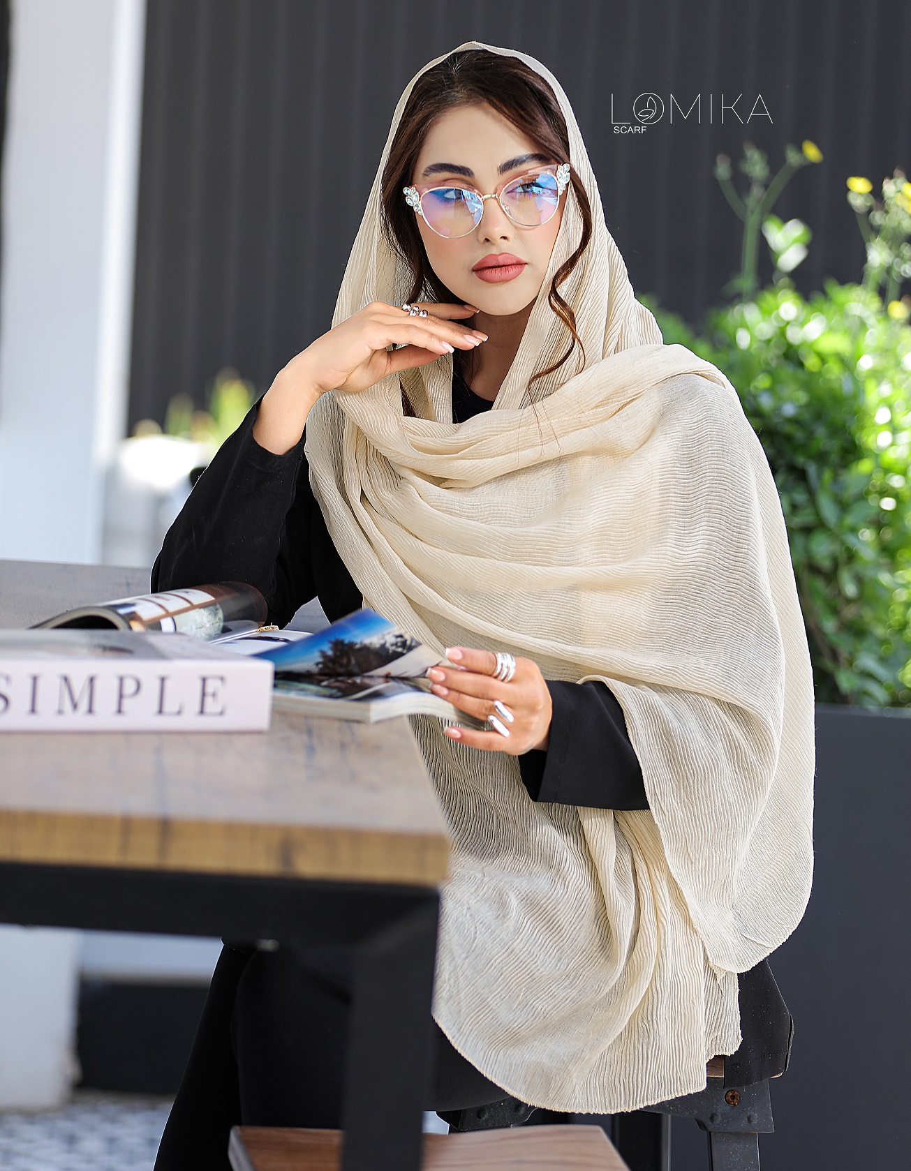 شال پلیسه سنگشور بسته17رنگی کد sp54 (عمده)