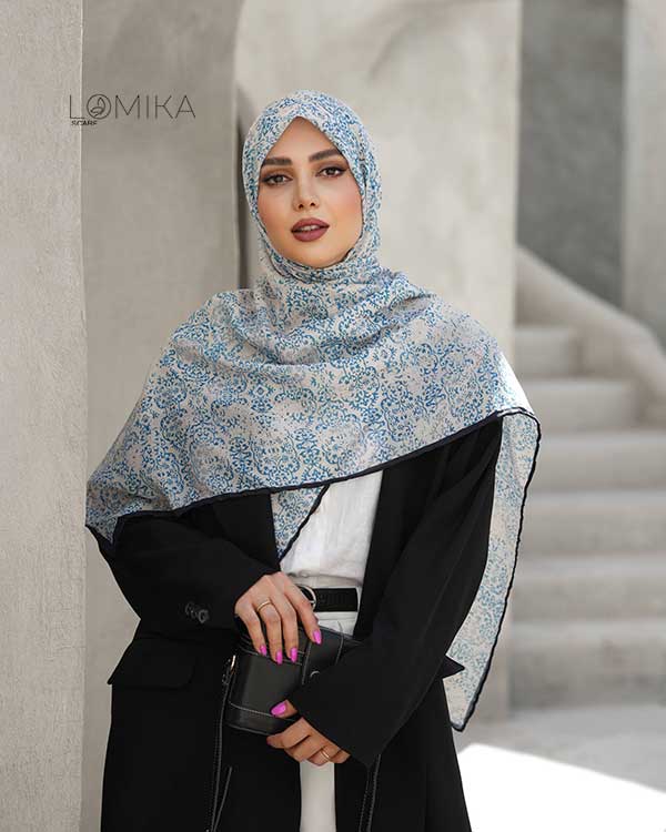 روسری گارزا دستدوز بسته5رنگی کد r168 (عمده)