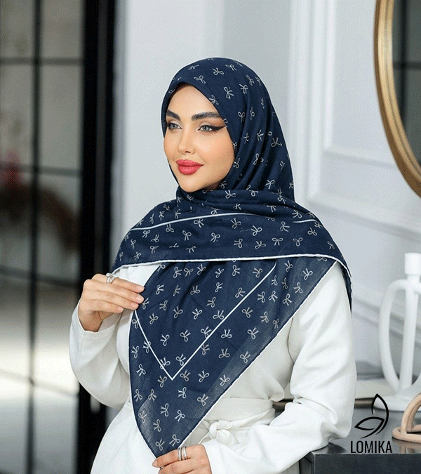 روسری پاپیون بسته7نگی کد r171 (عمده)