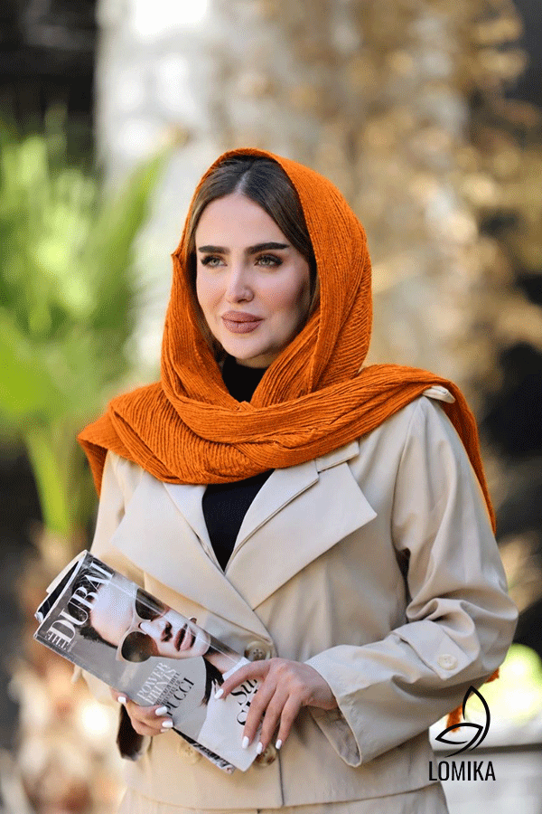 شال پلیسه پاییزه بسته10رنگی کد sp45 (عمده)