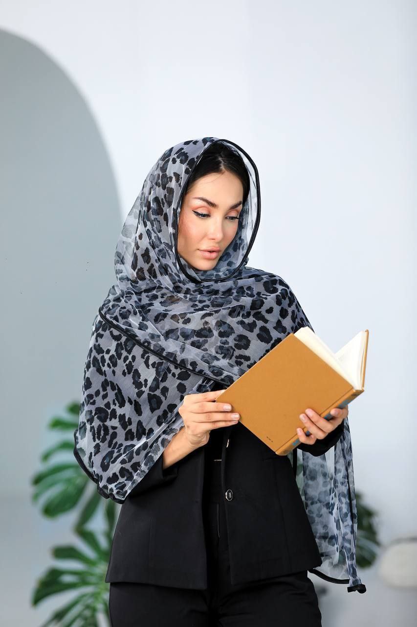 شال توری پلنگی سری انتخابی کد sh22 (عمده)
