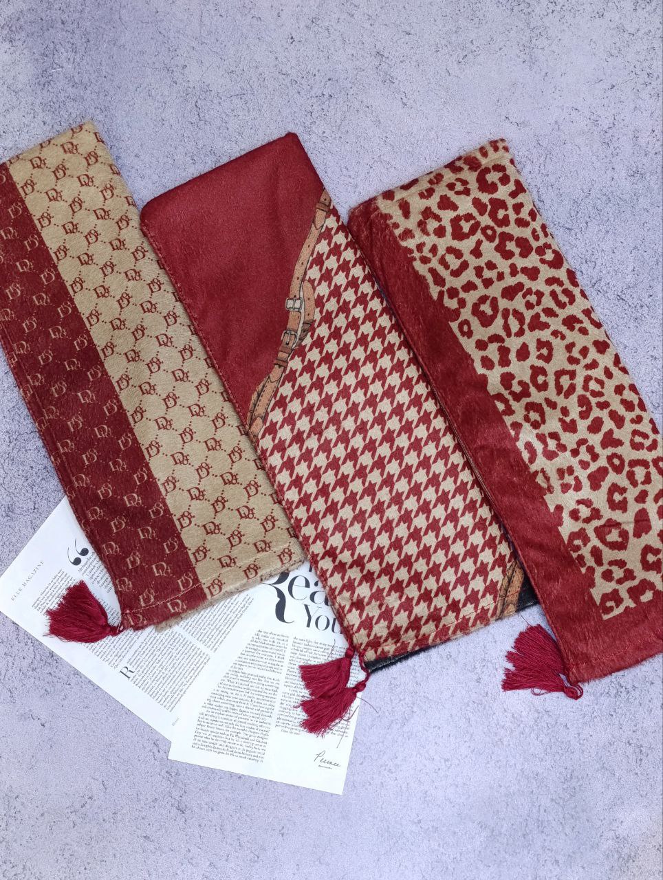 شال مخمل طرحبندی بسته10طرحی کد sc54 (عمده)
