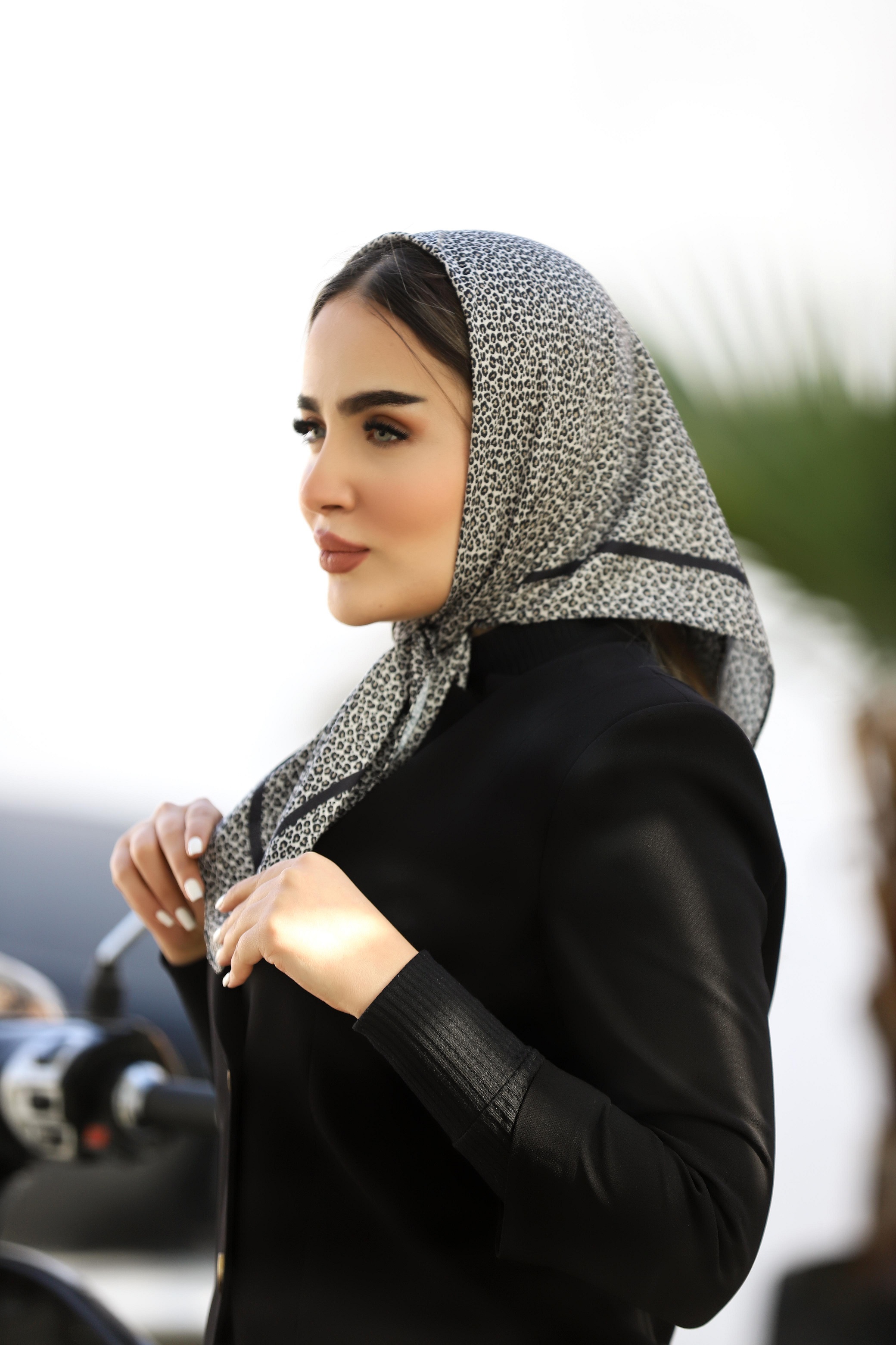 مینی اسکارف پلنگی پاییزه بسته10طرحی کد mp1 (عمده)

