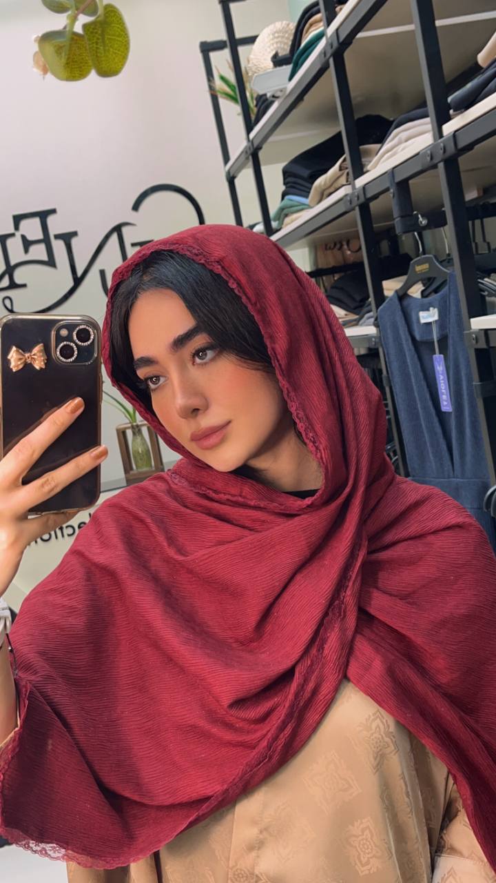 شال پلیسه خرجکار تمام لمه بسته5طرحی کد ps28 (عمده)

