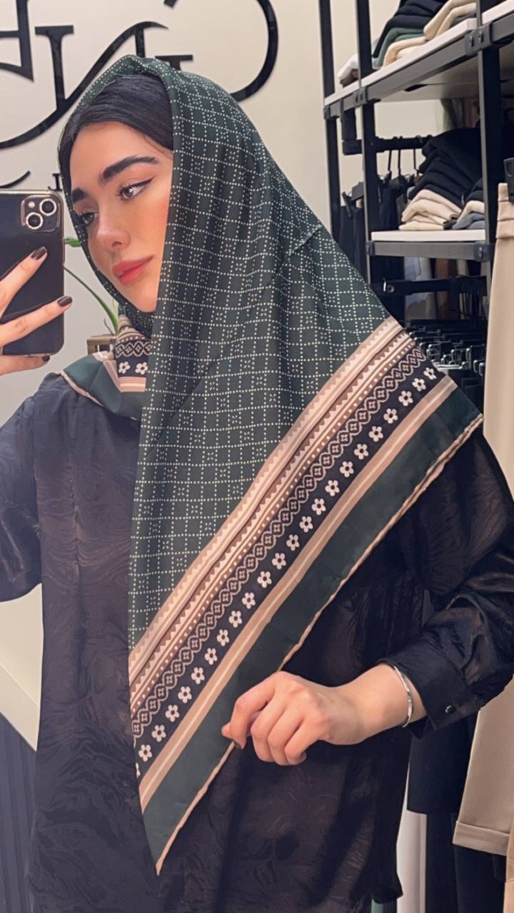 روسری حریر دستدوز بسته6رنگی کد r53 (عمده)
