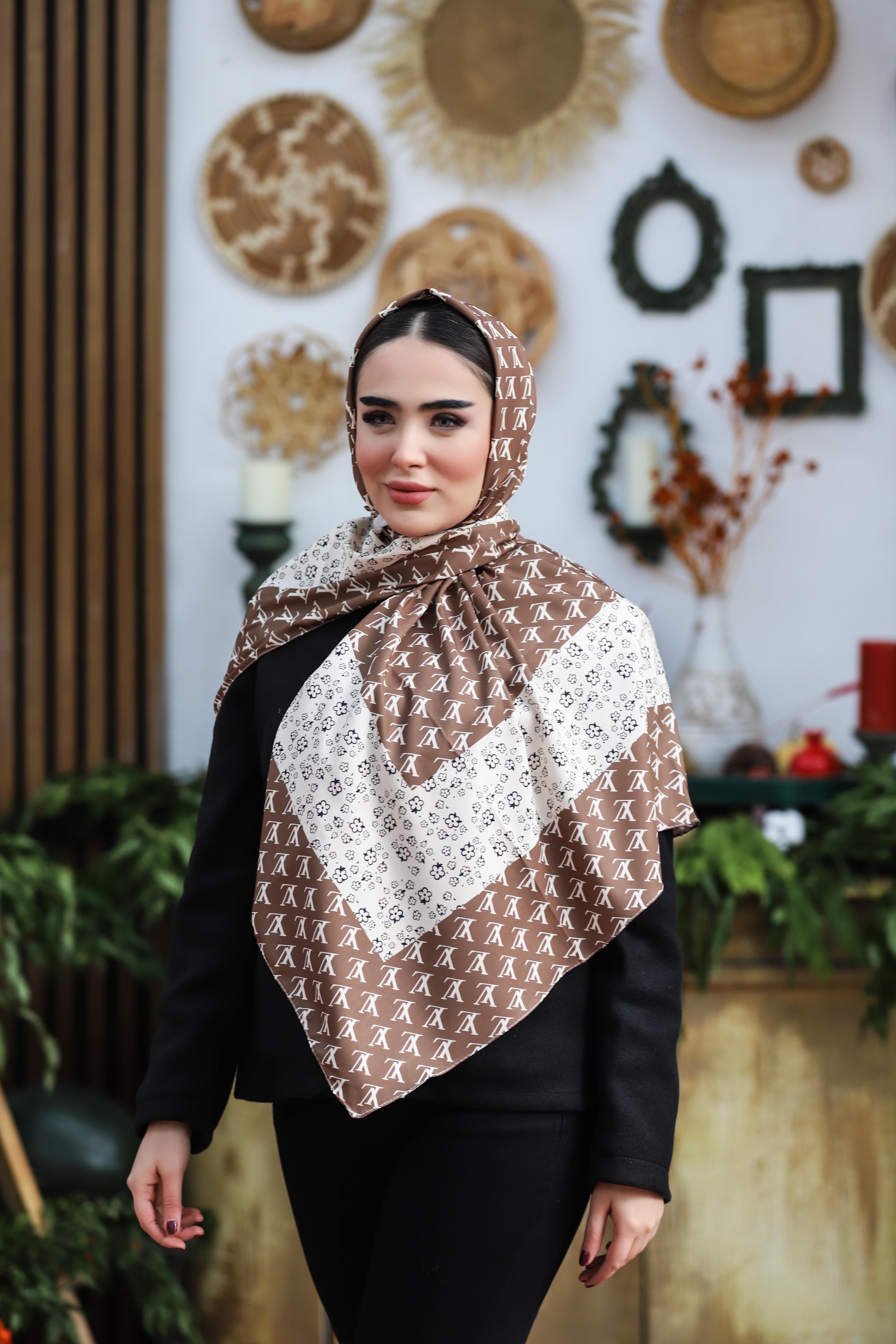 روسری ابریشم توییل بسته5رنگی کد rp53 (عمده)

