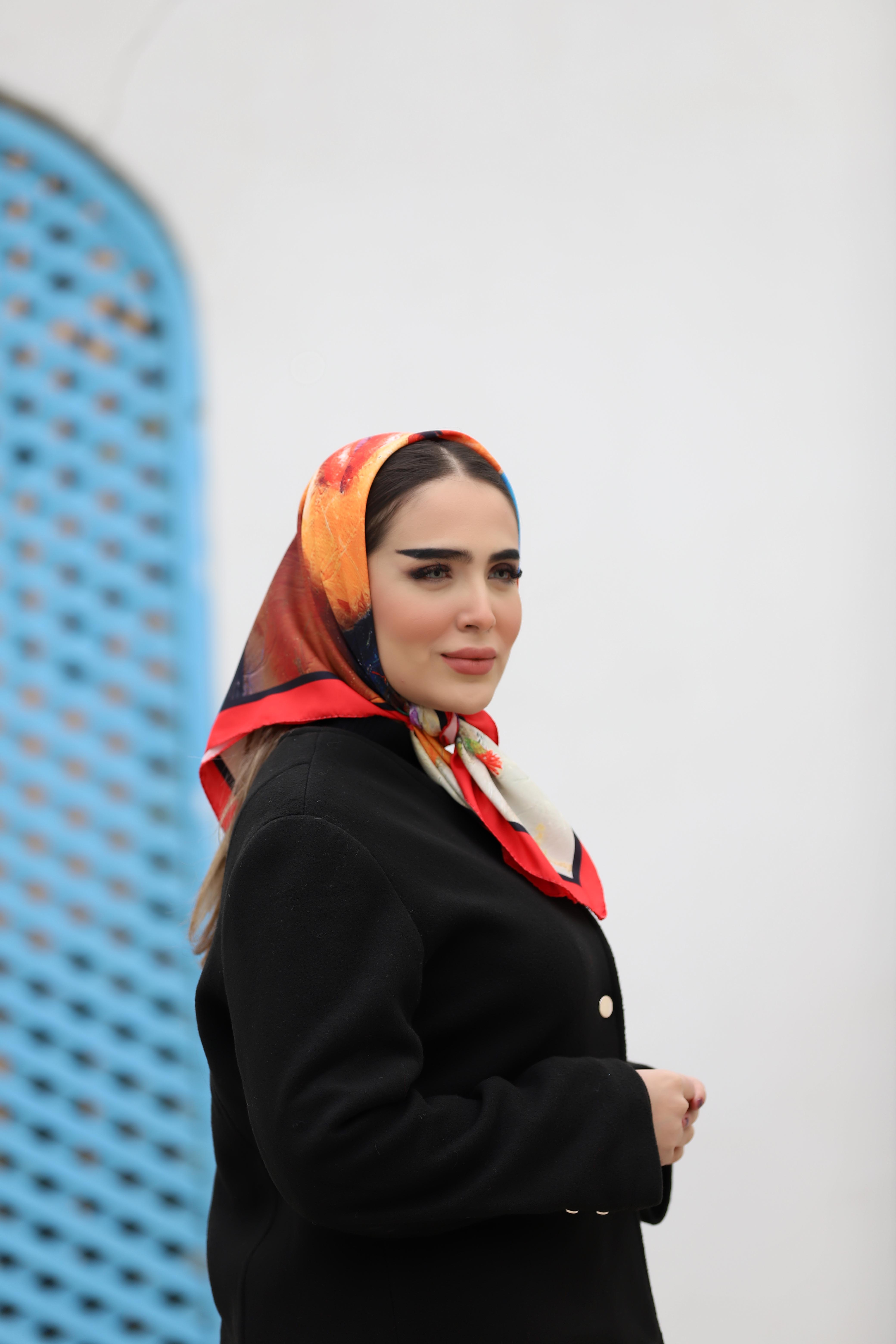 مینی اسکارف ابریشم توییل بسته10طرحی کد mp10 (عمده)
