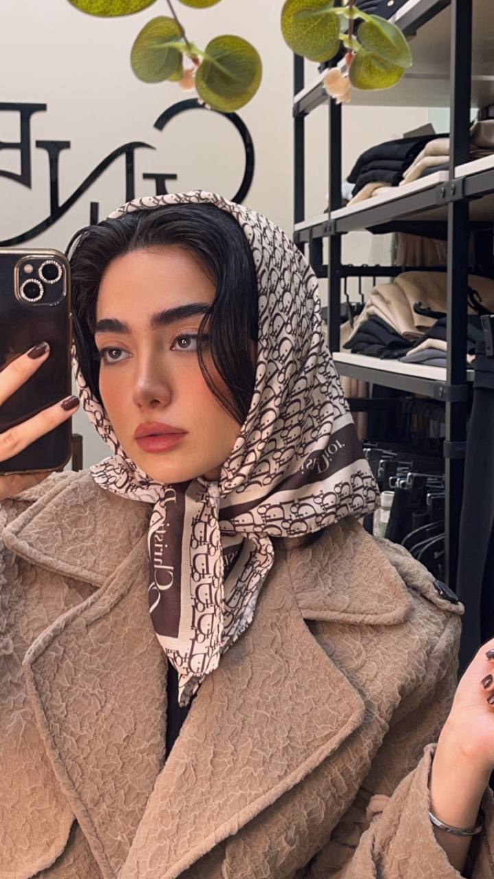 مینی اسکارف موکا
