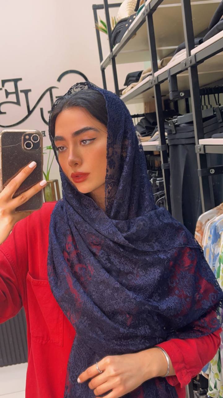 شال توری ترمه بسته7رنگی کد sm33 (عمده)
