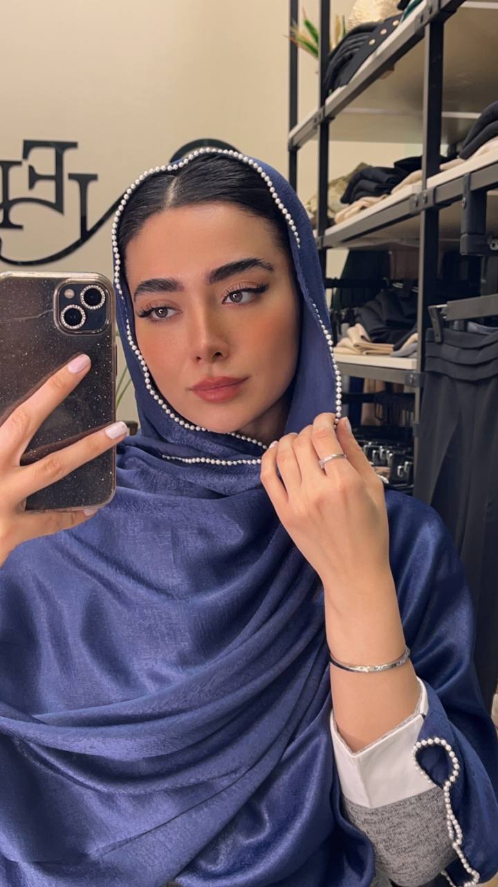 شال کوپرا دورمروارید بسته9رنگی کد sm37 (عمده)

