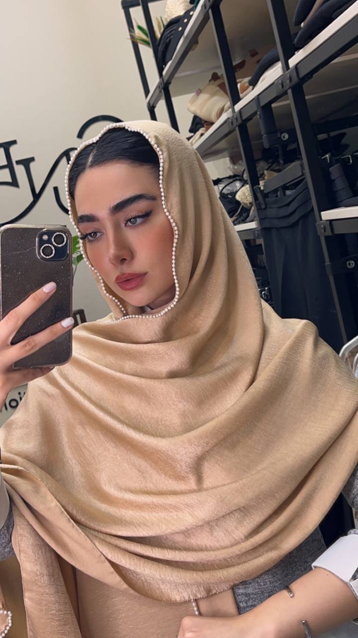 شال کوپرا دورمروارید بسته9رنگی کد sm37 (عمده)

