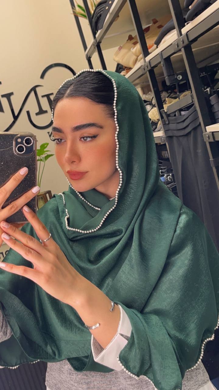 شال کوپرا دورمروارید بسته9رنگی کد sm37 (عمده)
