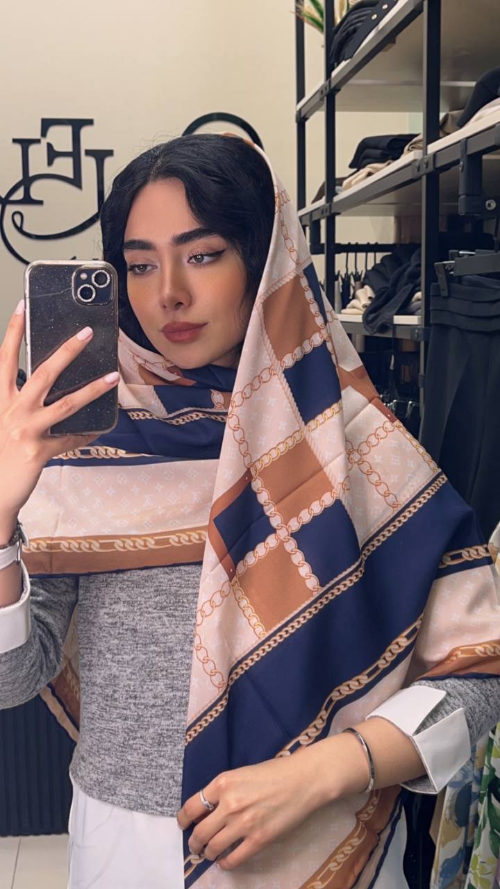 روسری حریر دستدوز بسته3رنگی کد r65 (عمده)

