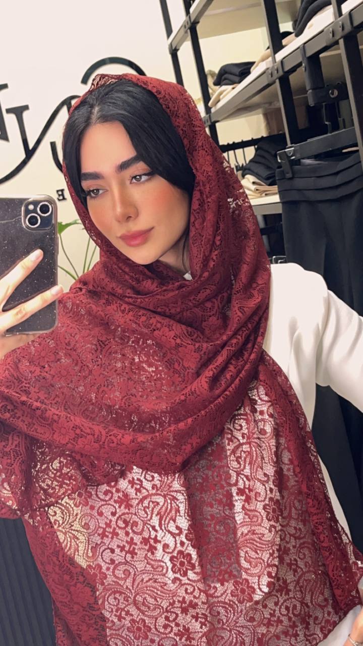 شال توری ترمه بسته7رنگی کد sm42 (عمده)
