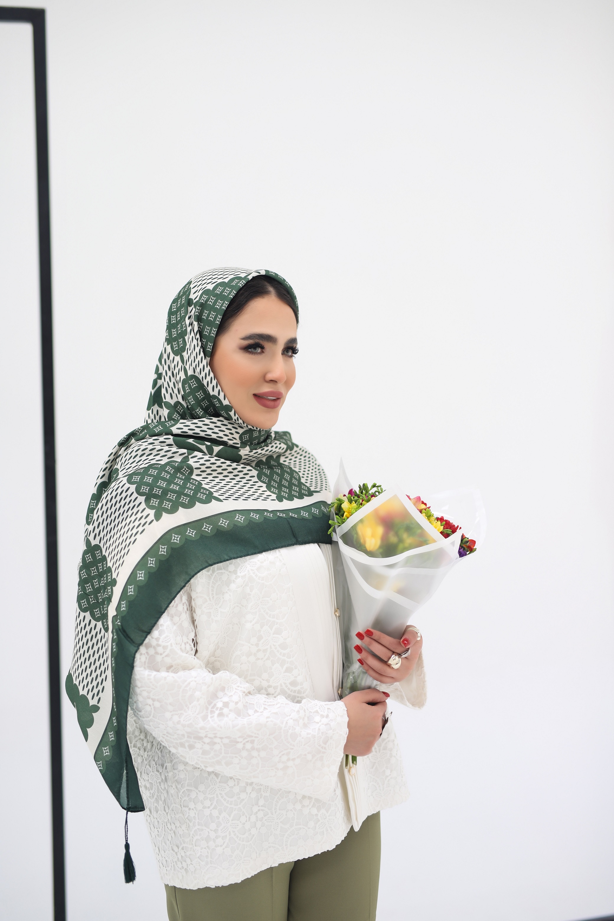 روسری نخی بسته6رنگی کد r86 (عمده)
