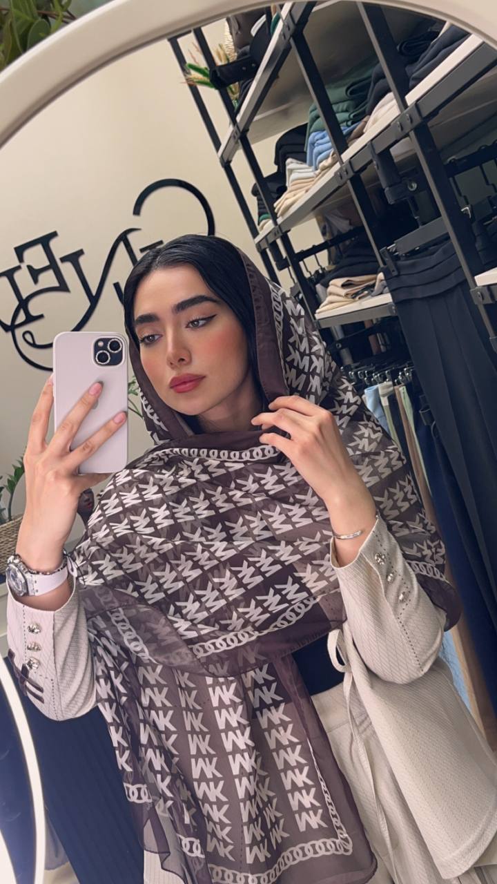 شال حریر طرحدار پک موکا بسته8طرحی کد sh54 (عمده)
