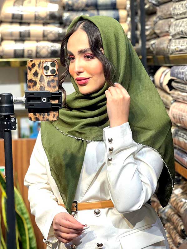روسری درختی دورنگین بسته7رنگی کد rm18 (عمده)
