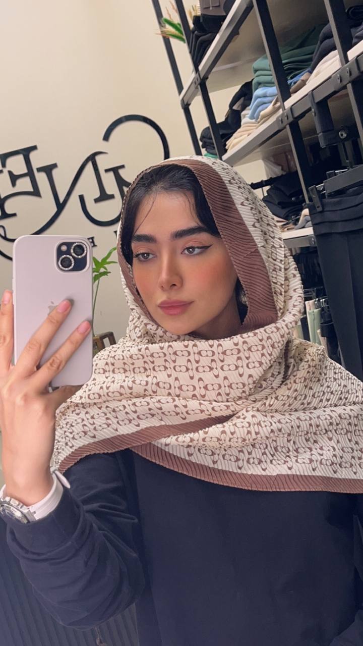 شال پلیسه طرحدار بسته8رنگی کد sp48 (عمده)

