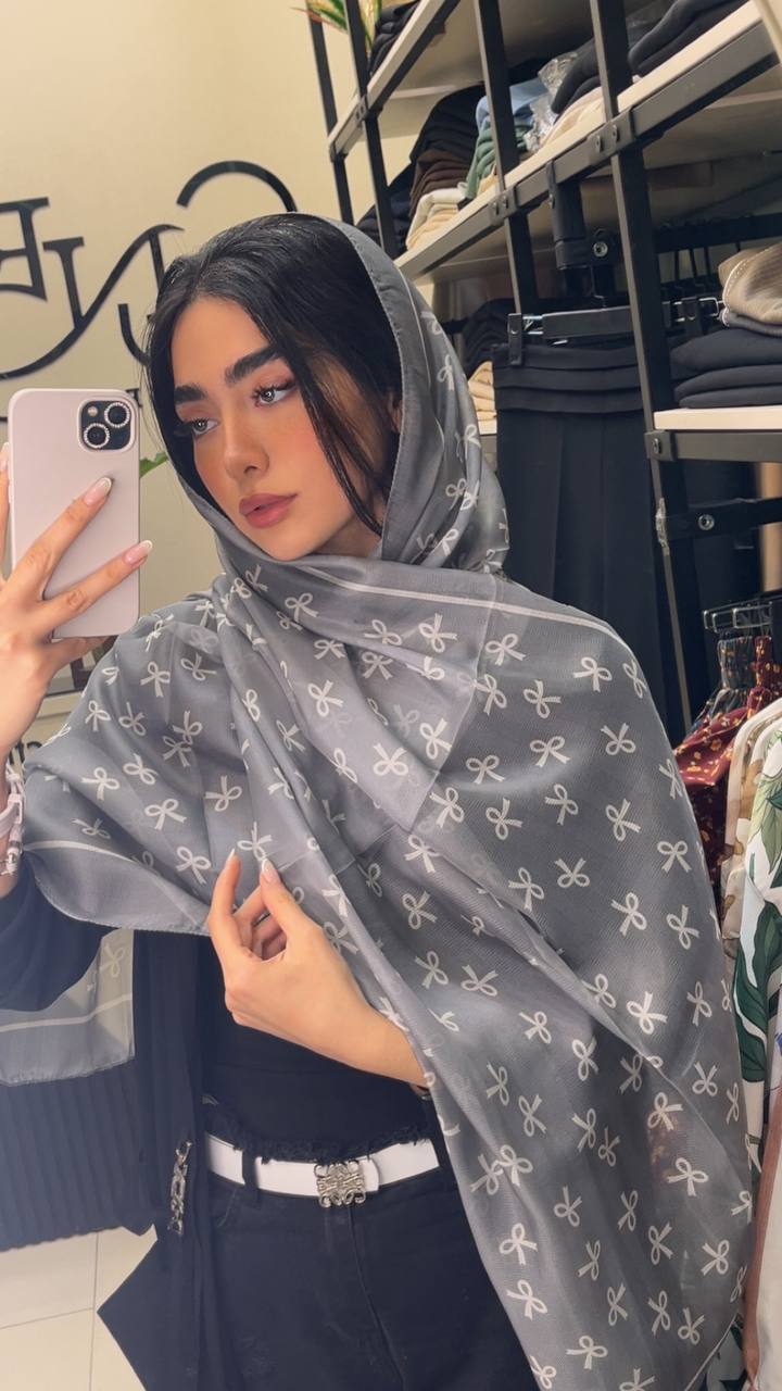 شال حریرچاپی پاپیون بسته10رنگی کد sh62 (عمده)
