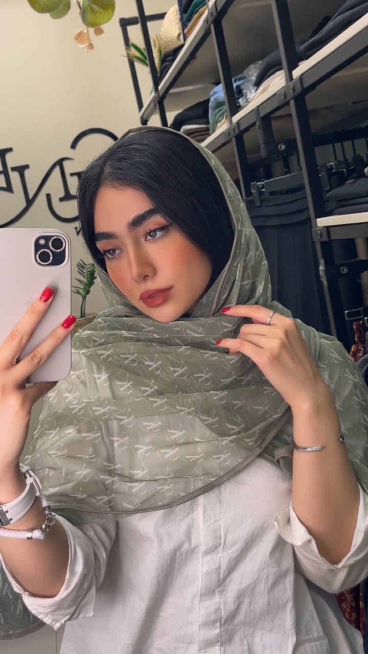 شال توری چاپی پک سبزپاستیلی بسته6طرحی کد sh66 (عمده)
