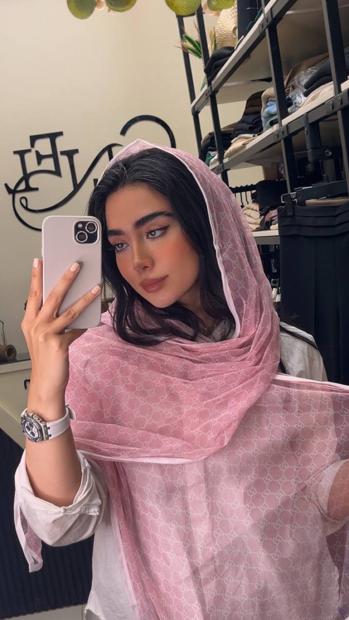 شال توری پک صورتی بسته6طرحی کد sh72 (عمده)
