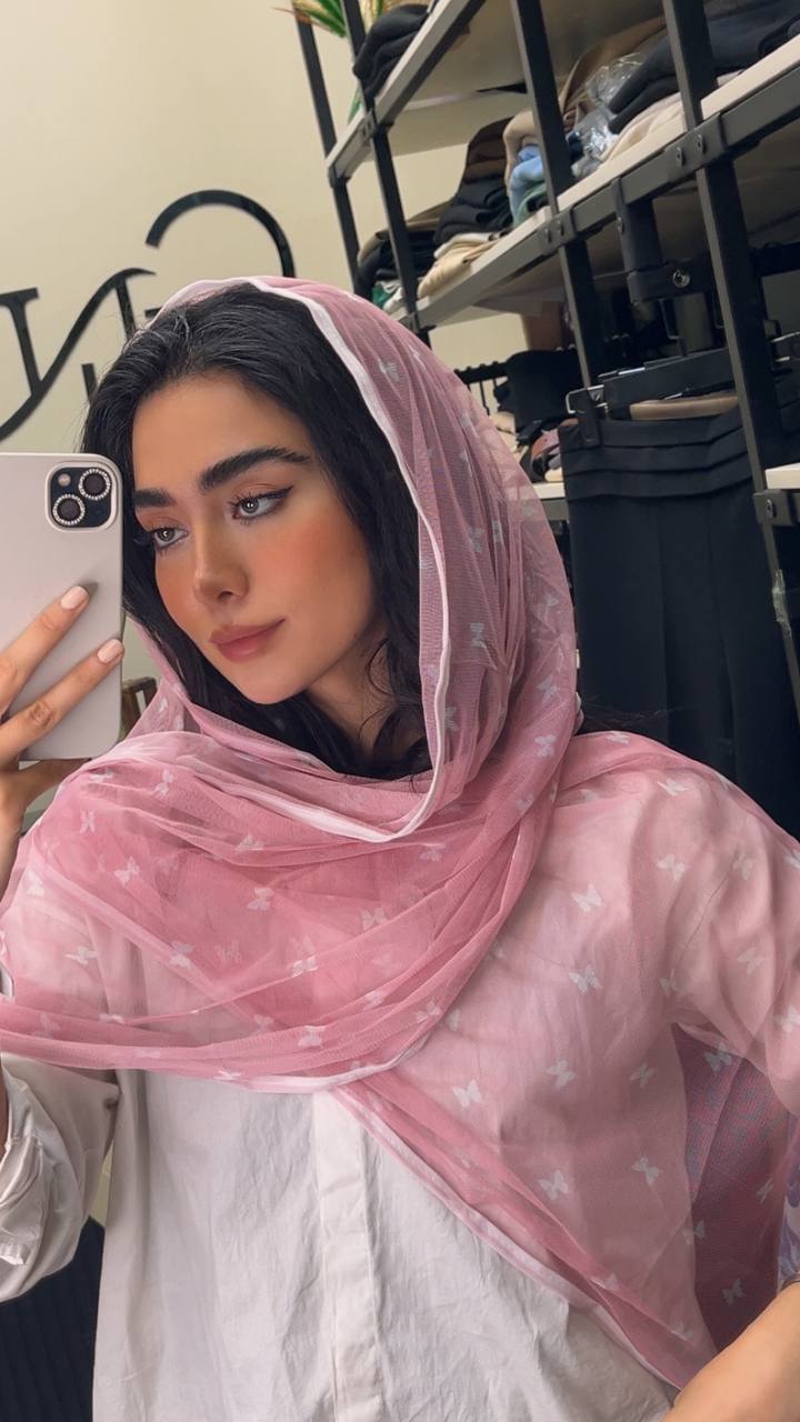 شال توری پک صورتی بسته6طرحی کد sh72 (عمده)
