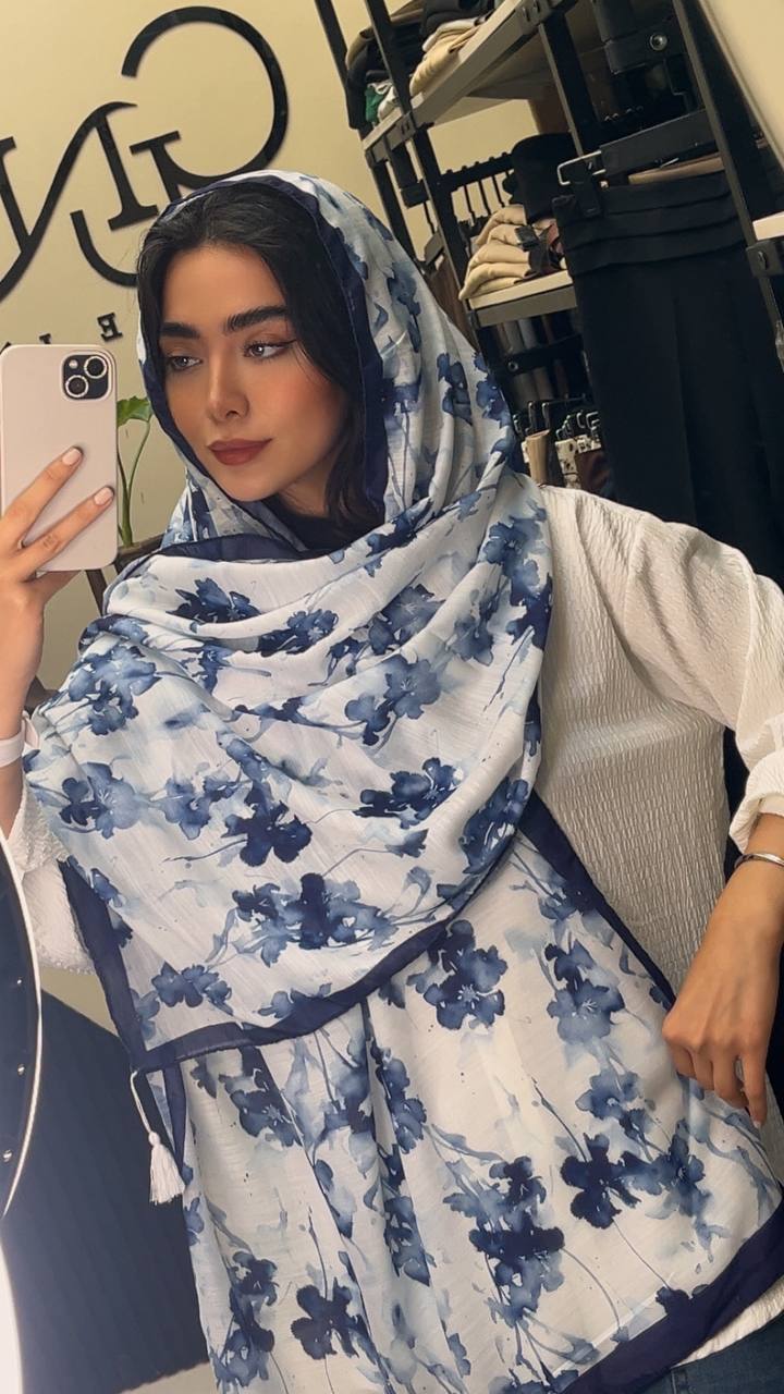 شال چاپی ابرنگی پک سورمه ای بسته8طرحی کد sh74 (عمده)
