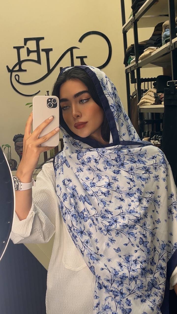شال چاپی ابرنگی پک سورمه ای بسته8طرحی کد sh74 (عمده)
