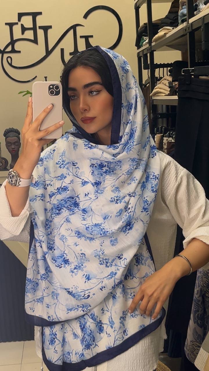 شال چاپی ابرنگی پک سورمه ای بسته8طرحی کد sh74 (عمده)

