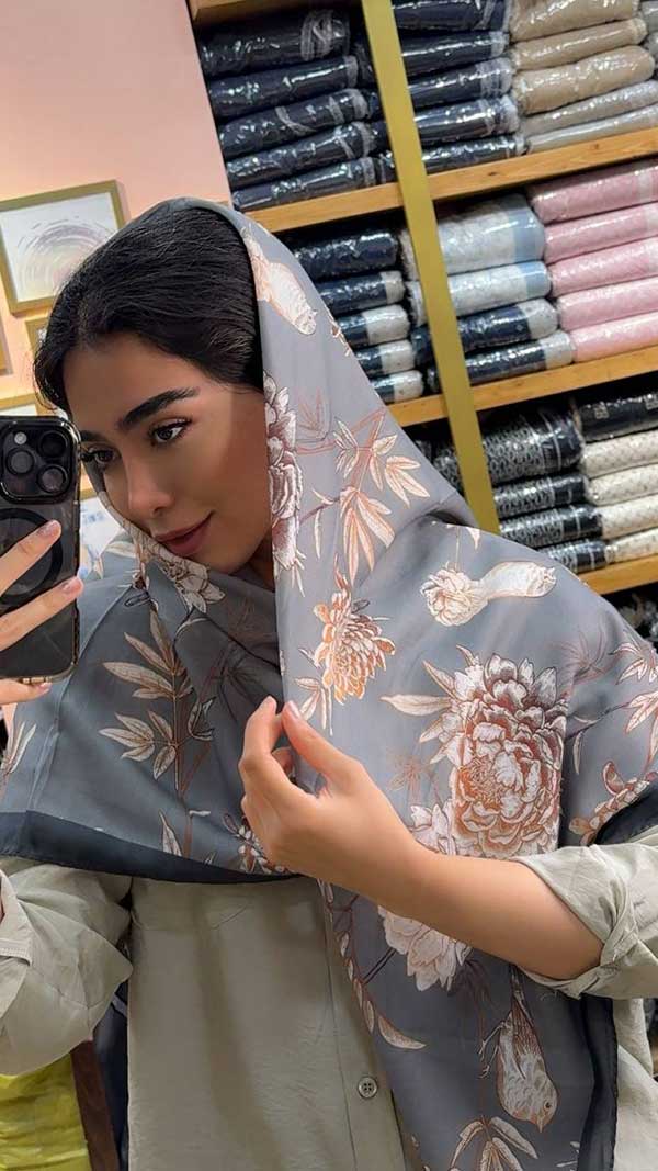 روسری طرحدار بسته8رنگی کد r101 (عمده)
