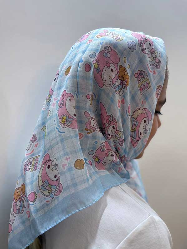 روسری بچگانه بسته8طرحی کد mt63 (عمده)
