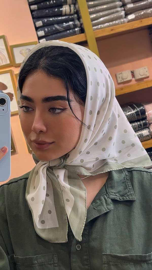 مینی اسکارف پک سبزماچا بسته10طرحی کد mt64 (عمده)
