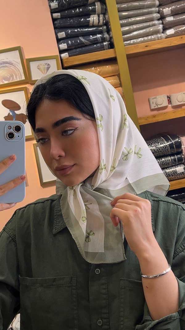 مینی اسکارف پک سبزماچا بسته10طرحی کد mt64 (عمده)
