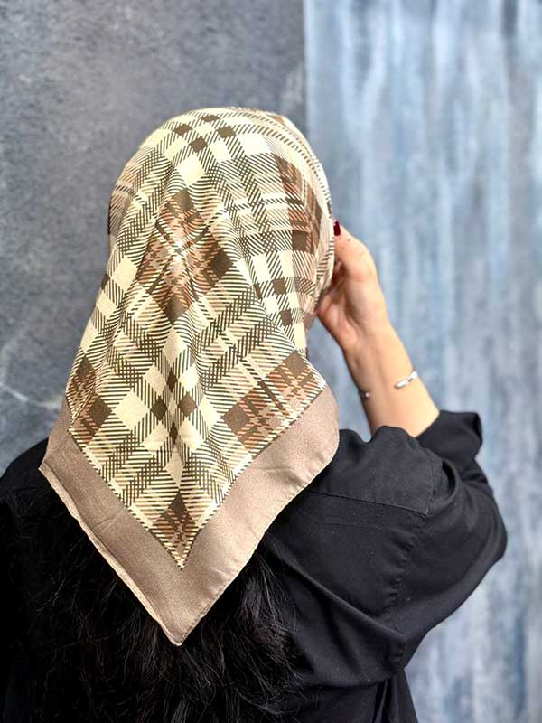 مینی اسکارف پک کرم بسته10طرحی کد mt71 (عمده)
