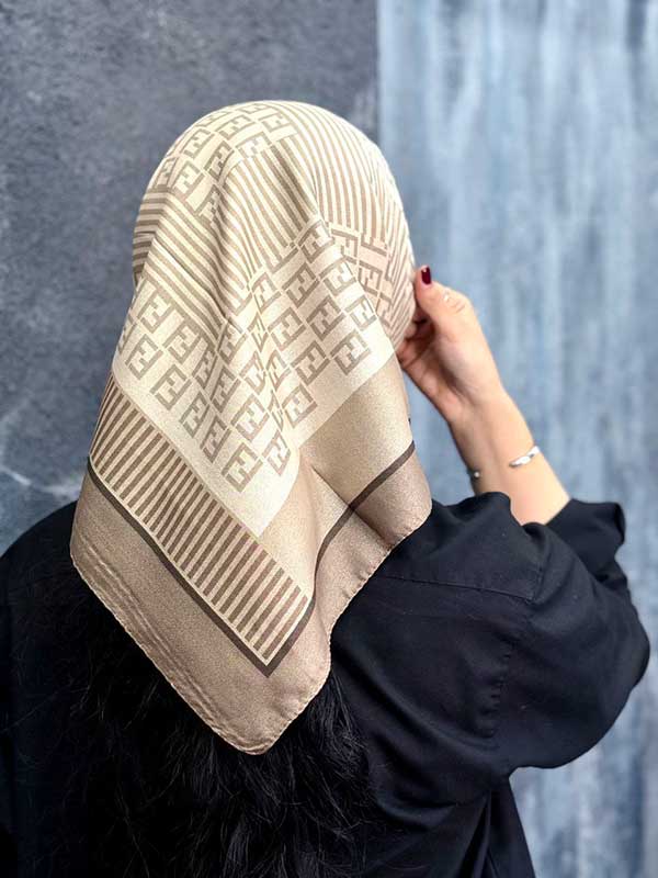مینی اسکارف پک کرم بسته10طرحی کد mt71 (عمده)
