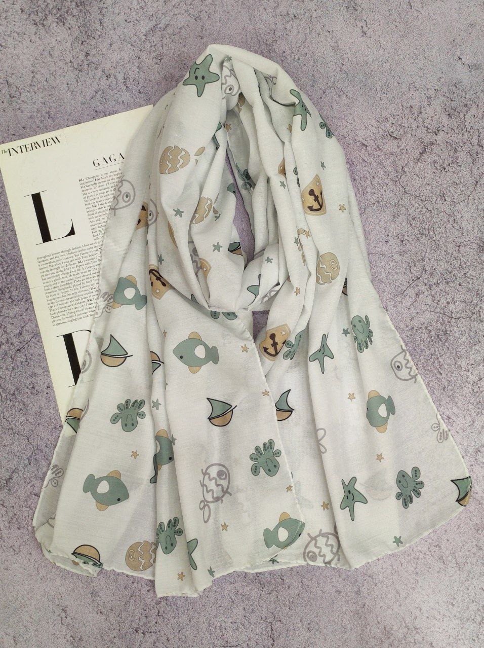 شال بچگانه بسته10طرحی کد sh17 (عمده)
