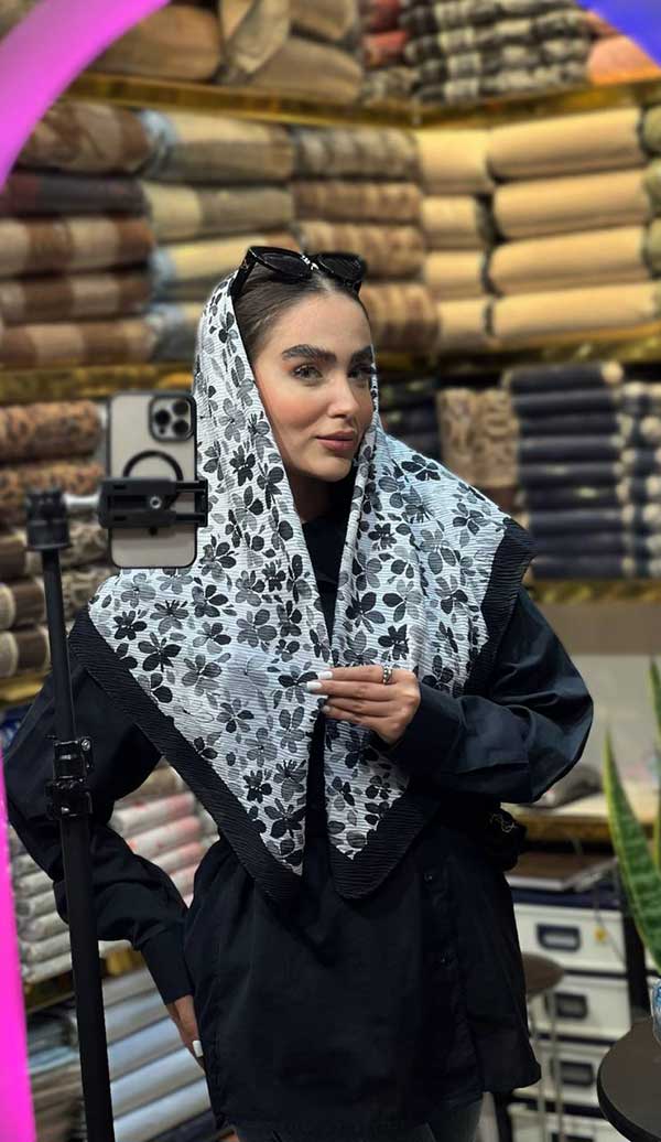 روسری پلیسه
