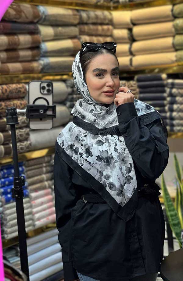 روسری پلیسه
