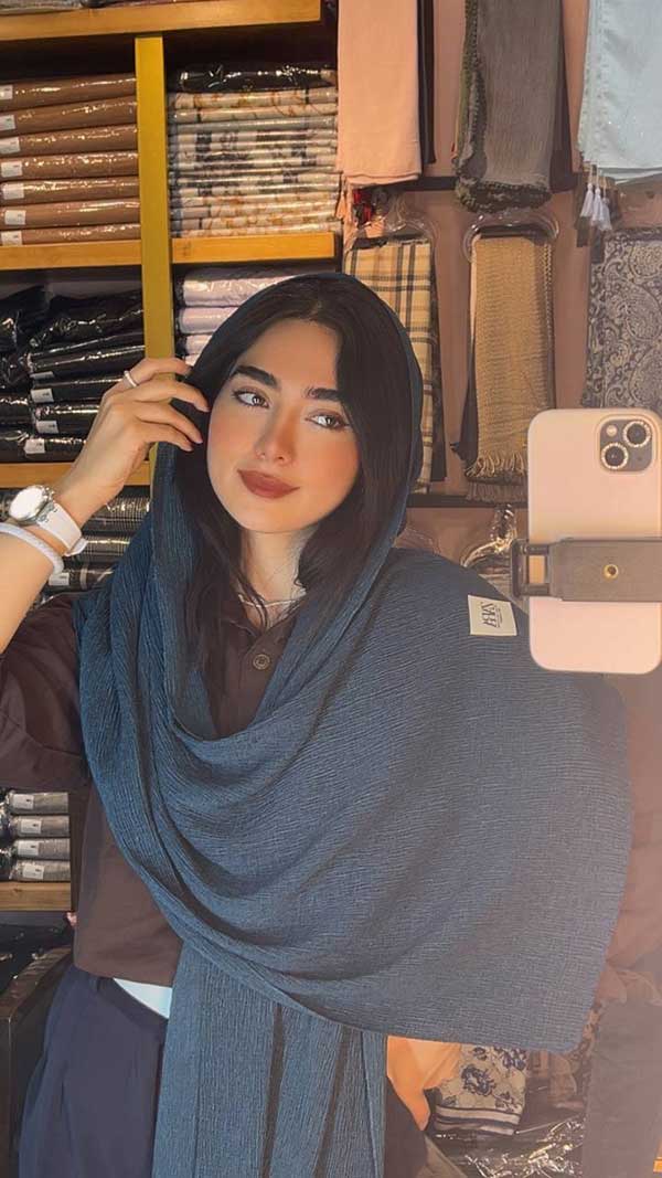 شال پلیسه پاییزه

