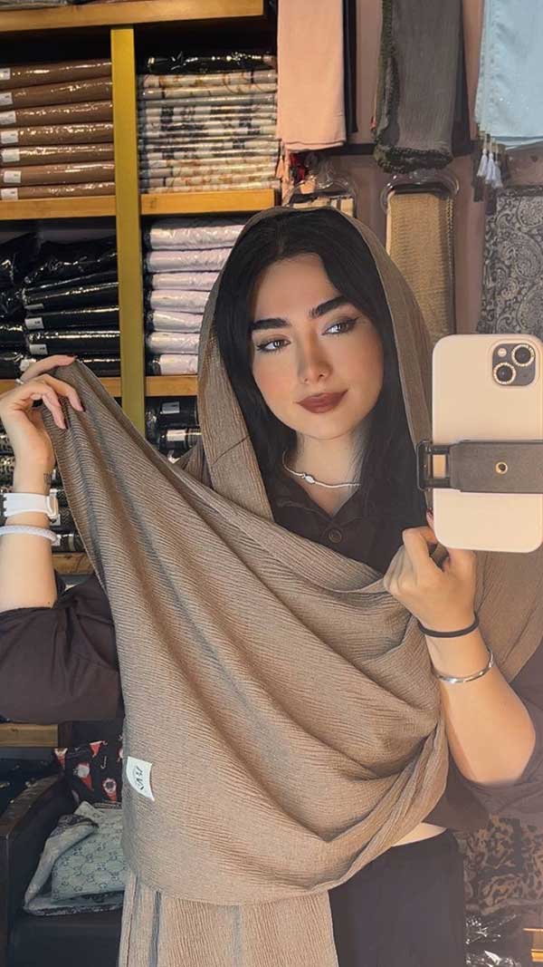 شال پلیسه پاییزه
