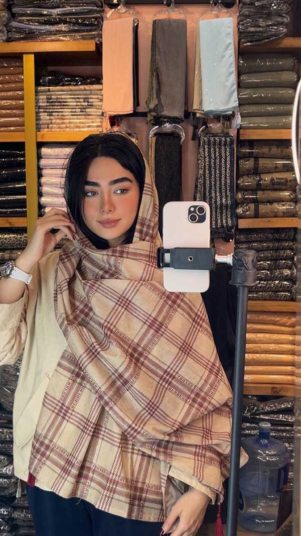 خرید شال جیر باربری بسته ۵ عددی | فروش عمده شال جیر باکیفیت
