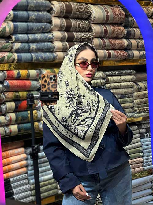 خرید روسری پلیسه بسته ۶ عددی | فروش عمده روسری پلیسه با قیمت مناسب
