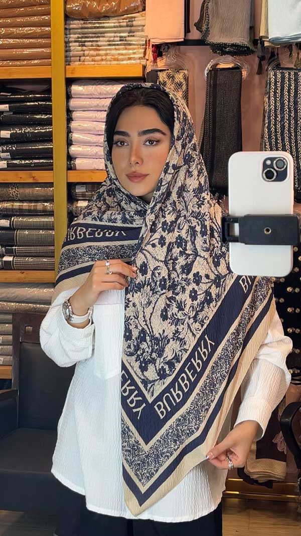 روسری پلیسه عمده
