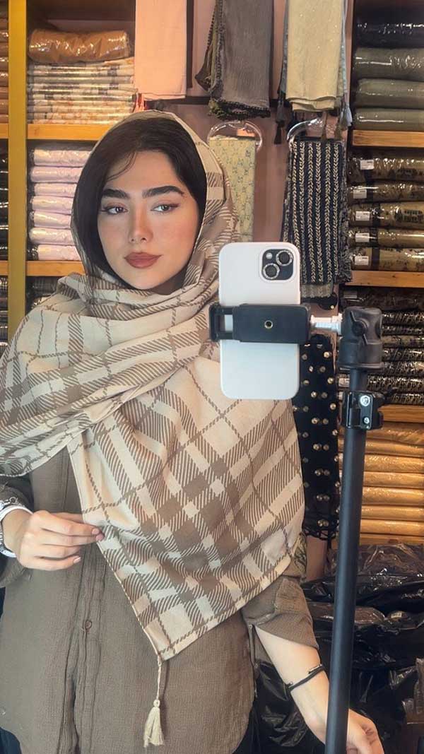 شال جیر پک کرم بسته6طرحی کد sc85 (عمده)
